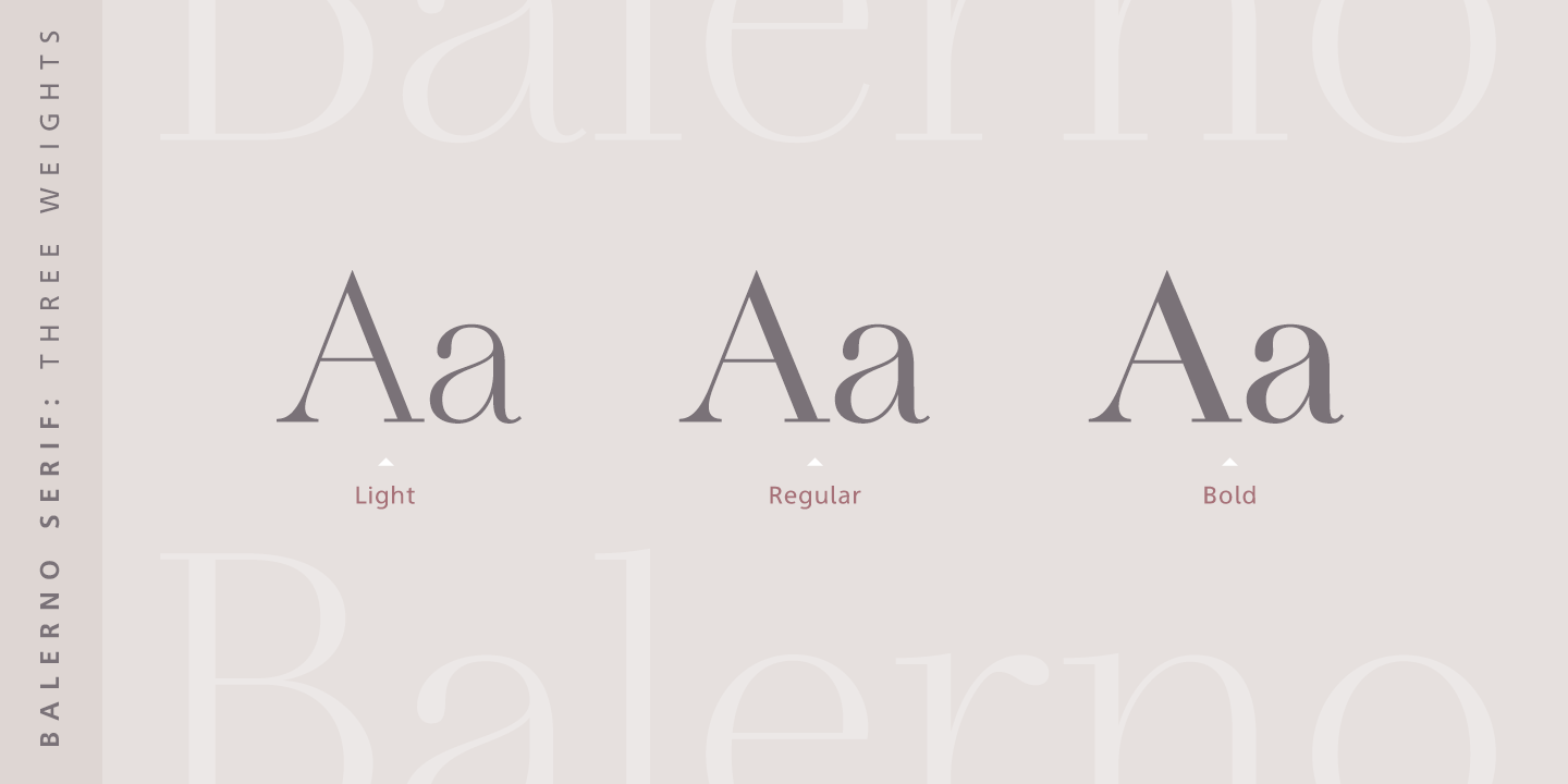 Example font Balerno Serif #5